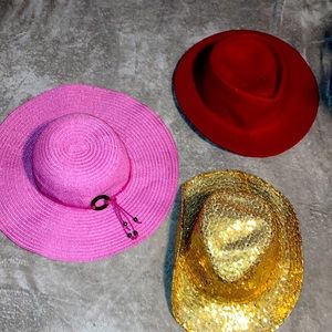 Bundle of 3 fabulous hats!